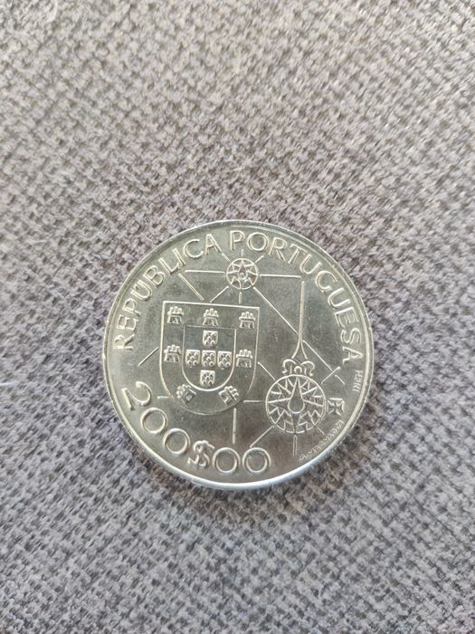 Moeda 200$00. Série dos Descobrimentos – À Descoberta da América