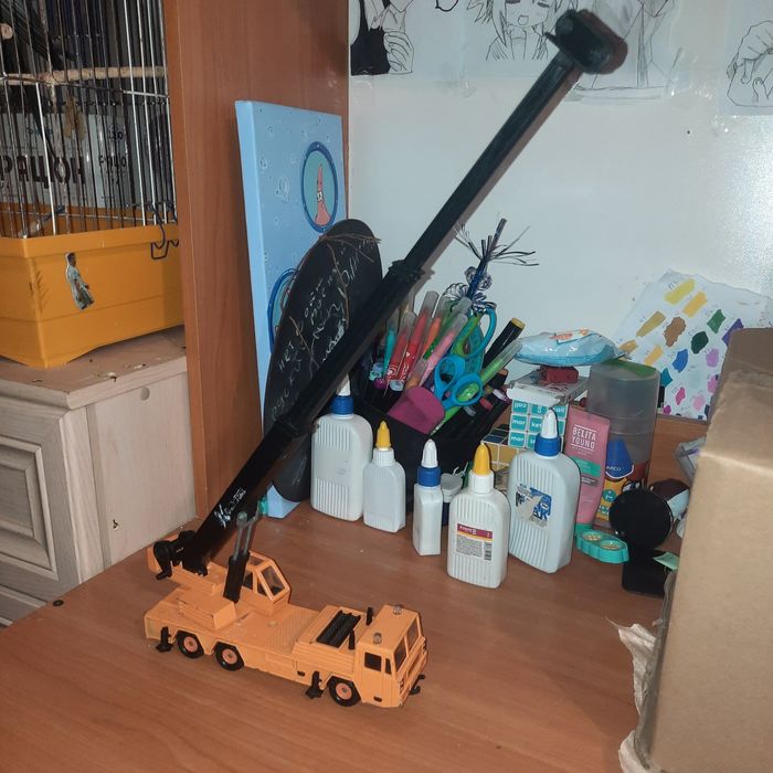 Модель автокран в масштабі 1:50