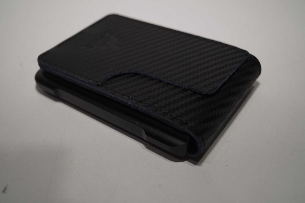 257 MURADIN Taktyczny Minimalistyczny Portfel Męski na karty RFID czarny