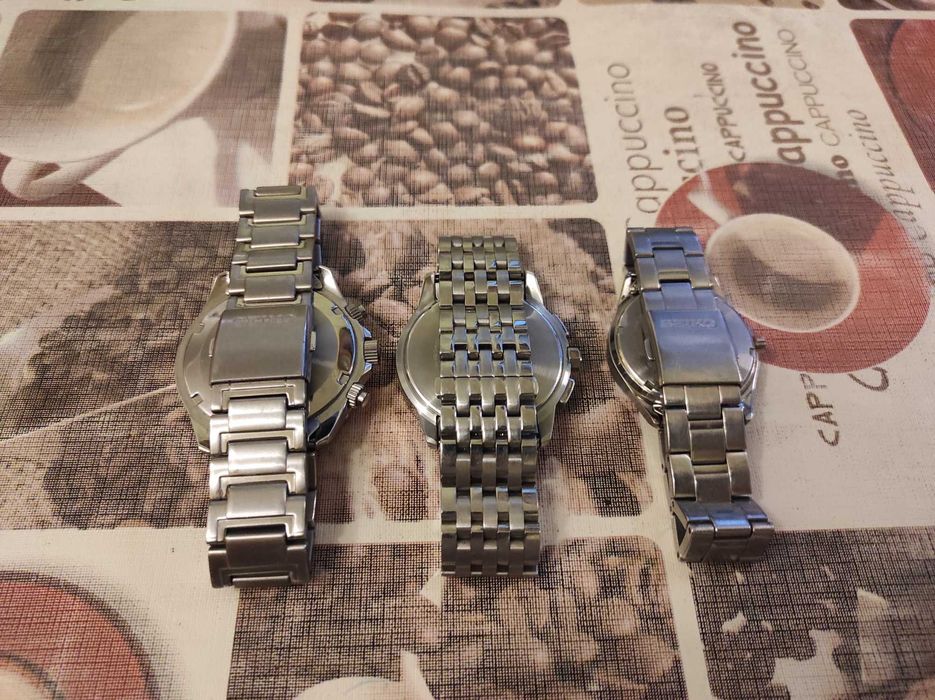 Citizen Eco-Drive Radio Controlled, Seiko Shronograph Solar, Solar