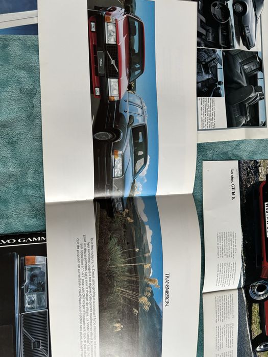 Stare katalogi samochodowe vw golf passat renault volvo