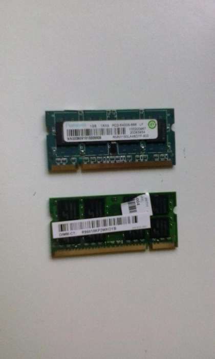 2x Memória RAM 1GB - HP Compaq Presario CQ60