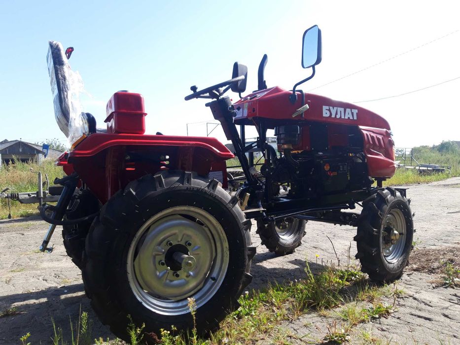 Трактор Булат Т180 Люкс с фрезой и плугом Доставка без предоплат