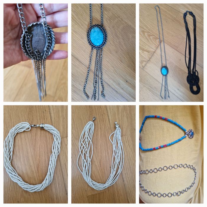 Fios colares  brincos pulseiras Pedra Dura, Claire's, out