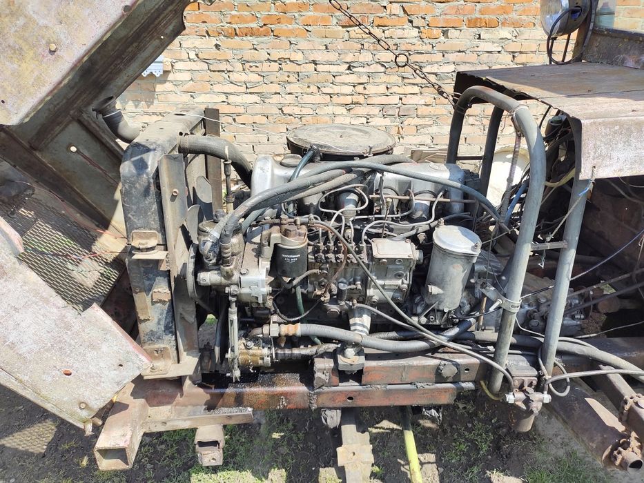 Продам саморобний трактор двигун Mercedes, плуг культиватор плужки