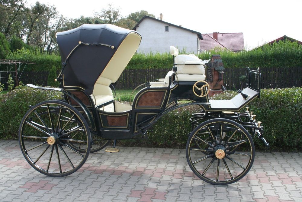 Powóz konny bryczka kutschen Vis a Vis 1 buda