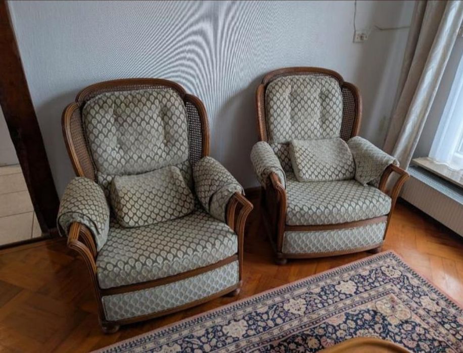 Stylowy zestaw wypoczynkowy z rafią