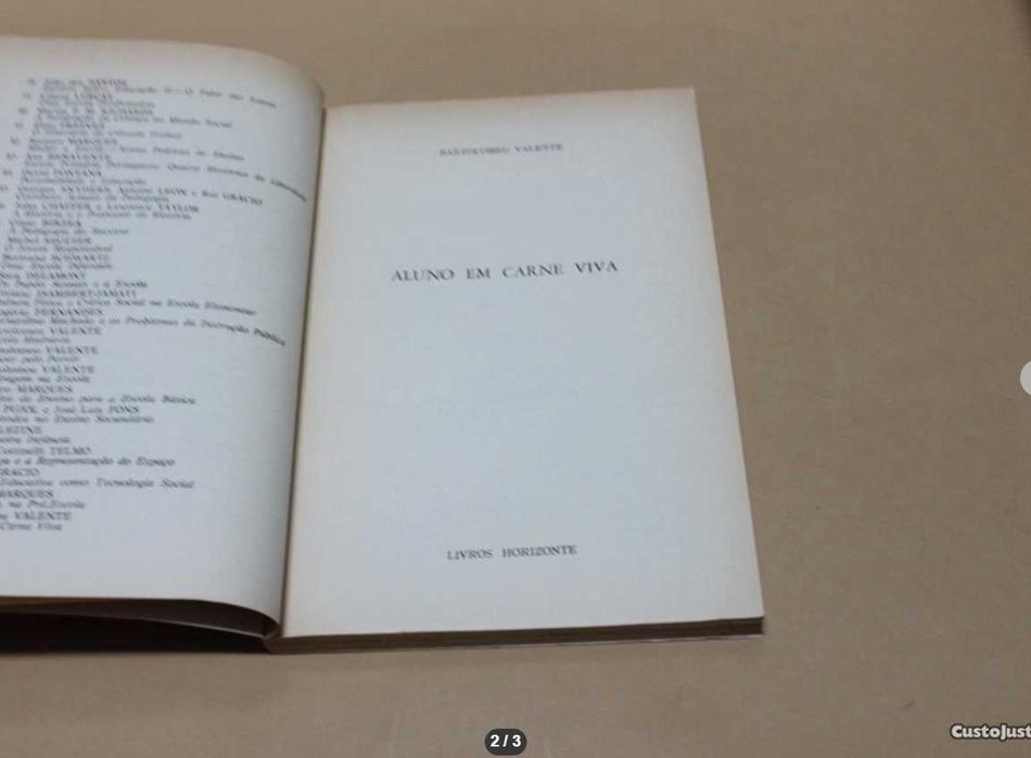 Aluno em Carne Viva// Bartolomeu Valente