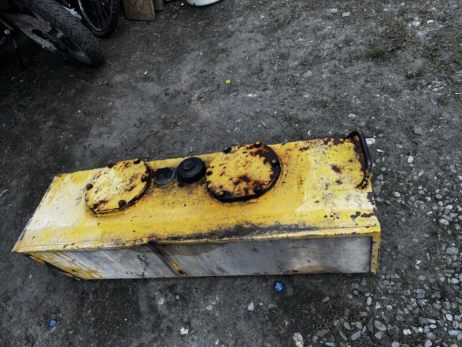 Bak na paliwo zbiornik od koparki gruby duzy 80 litrów