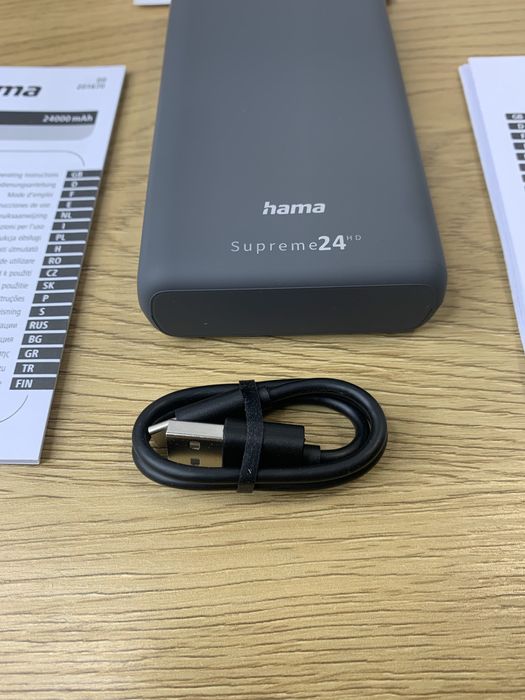 Павербанк HAMA Supreme 24000 mAh/Німеччина