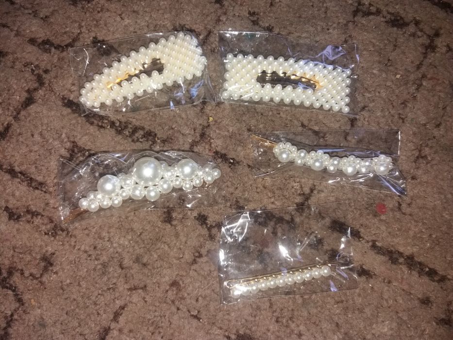 Жемчужные заколки