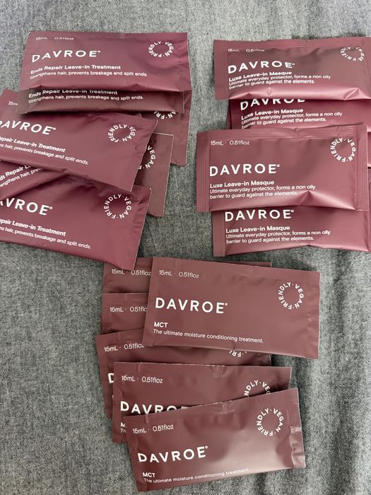 Davroe Даврое  Ends Repair Leave-in Treatment,Luxe Leave-in Masque,MCT (Moisture Conditioning Treatment)