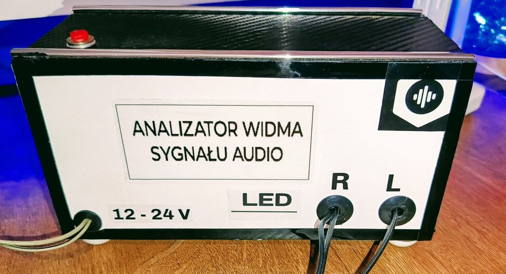 Nautilus - stereofoniczny wskaźnik LED wysterowania sygnału audio.
