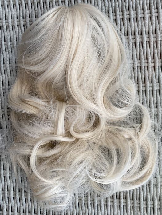 Premium Ultra włosy doczepiane, platynowy blond, 34 cm kucyk 602.