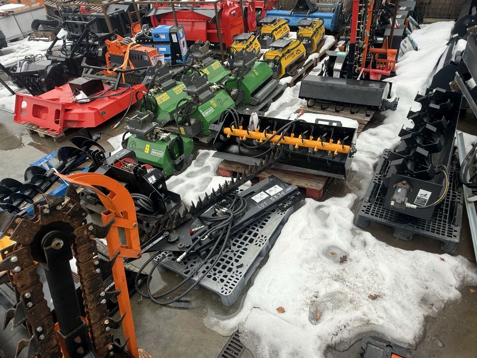 głowica ścinkowa do drzew przystawka ładowarka Skidsteer bobcat