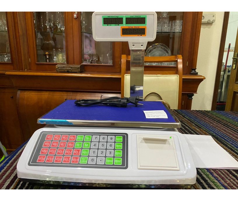 Digital scale with receipt printing440461749975797761