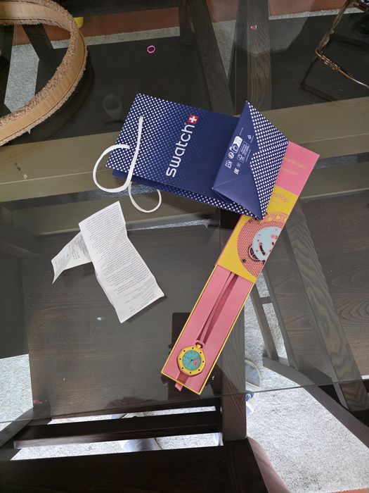 Audemars Piguet x Swatch Royal Pop Oig Roz Novo Completo