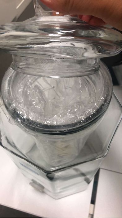 Dispensador de bebidas em vidro, c/ torneira e tampa - NOVO