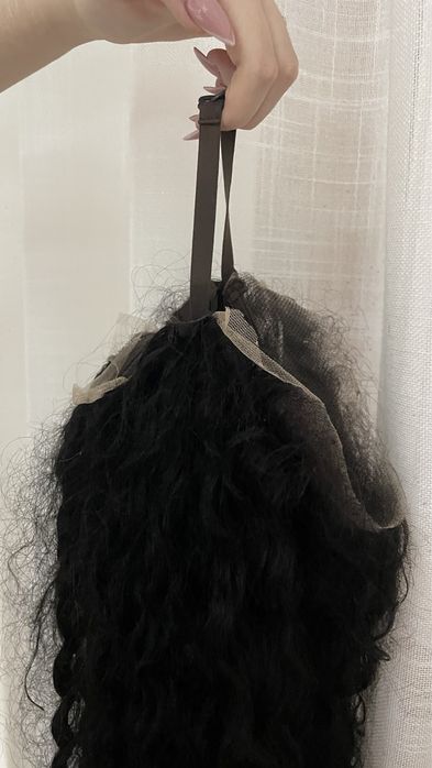 Lace cacheada preta