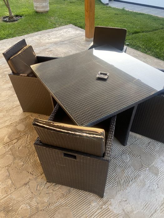 Mesa de jardim 4 cadeiras