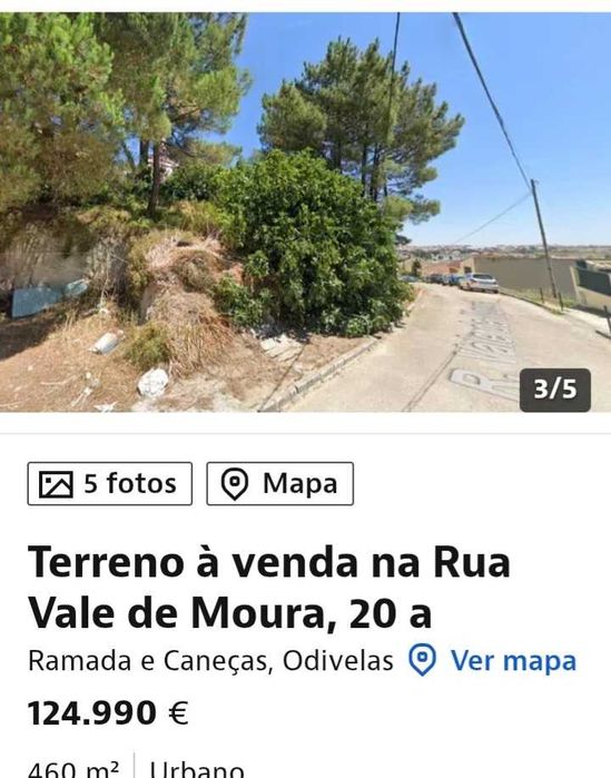 Terreno odivelas particular