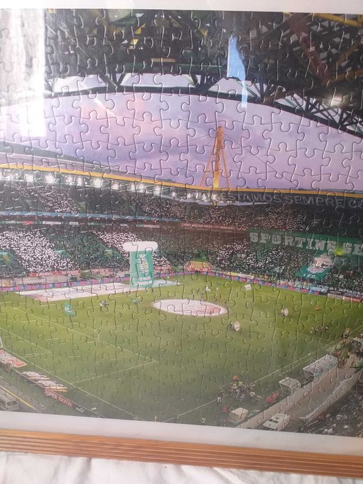 Puzzle Sporting com moldura