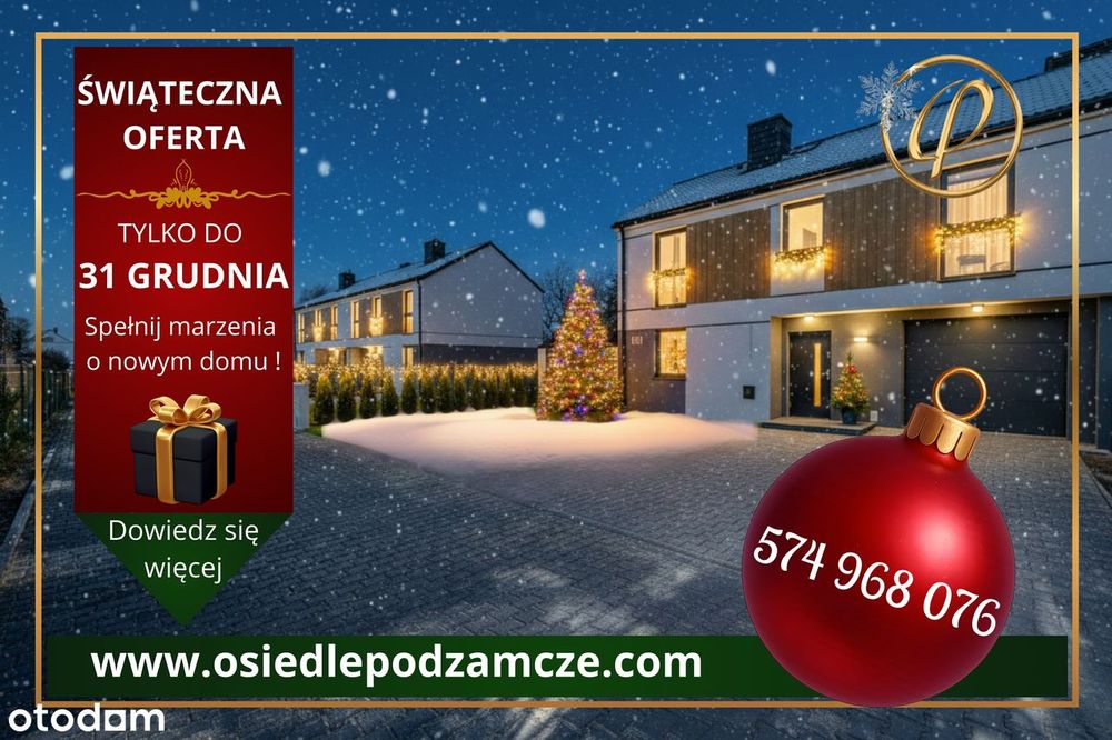 Nowoczesny dom z garażem w cenie mieszkania -  BEZ CZYNSZU