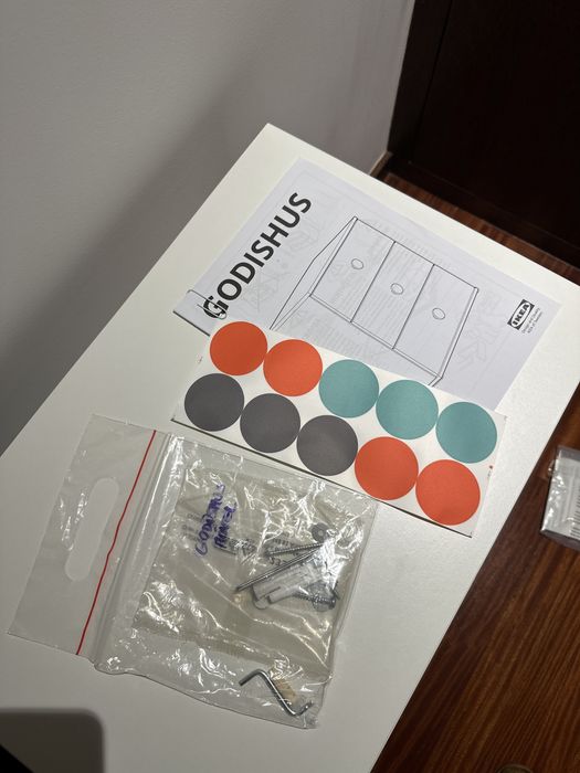 Godishus cómoda  3 gavetas IKEA branco