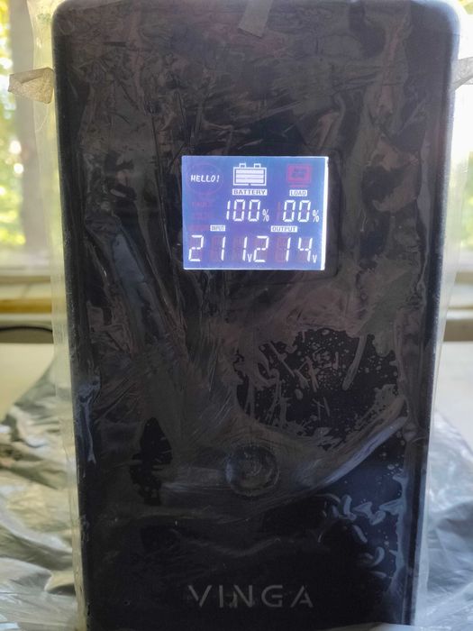 UPS ИБП Vinga LCD 1500VA metal case (VPC-1500PRM3)