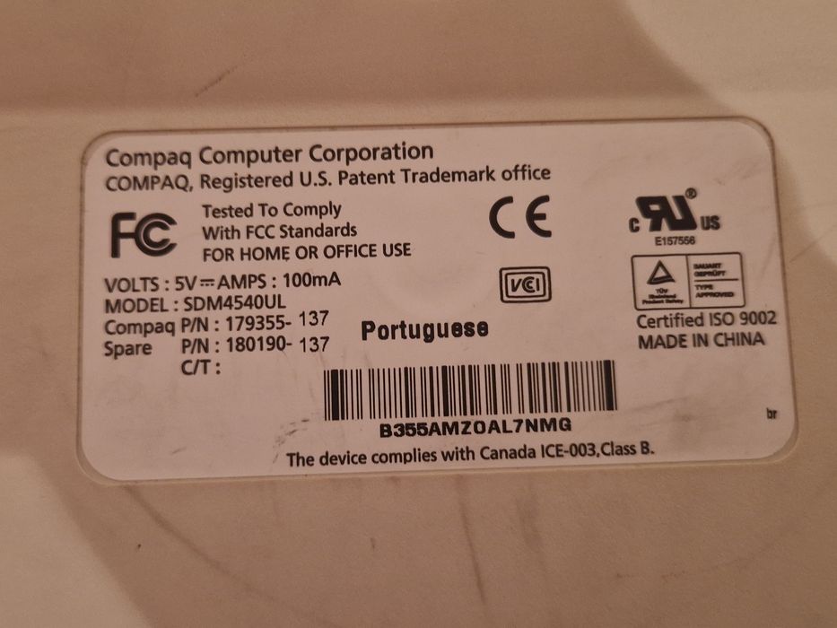 Teclado Compaq (USB)