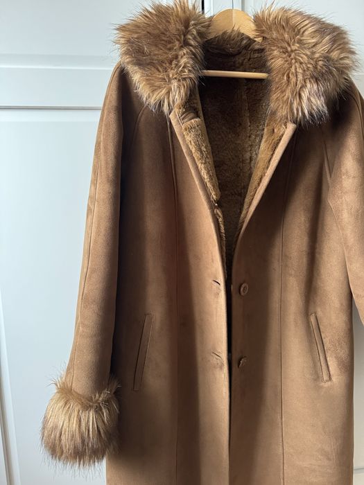 Płaszcz ocieplany damski L