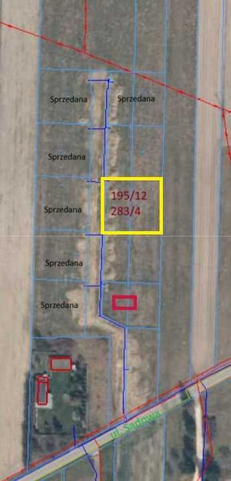 Działka budowlana 1218 m² z warunkami zabudowy – Kolonia Zawada ul. Sadowa