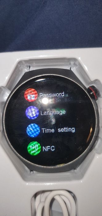 Smartwatch męski model 2025 NFC