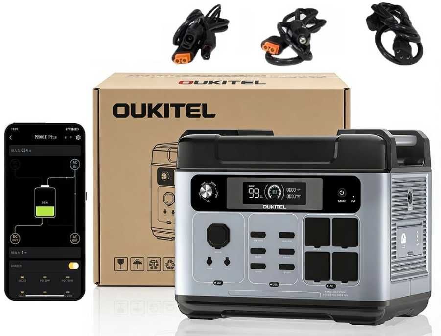 OUKITEL P2001E Plus 2400W 2048Wh В НАЯВНОСТІ