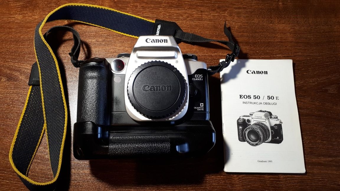 Canon EOS Elan II E + Battery pack BP50 Kraków Dębniki • OLX.pl