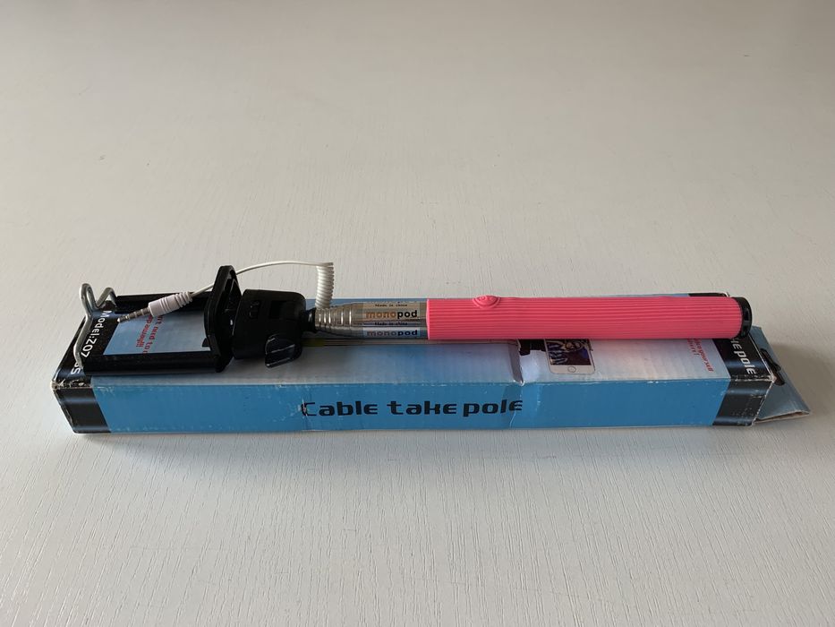 Монопод для селфі Z07-5s 20-98 см Рожевий