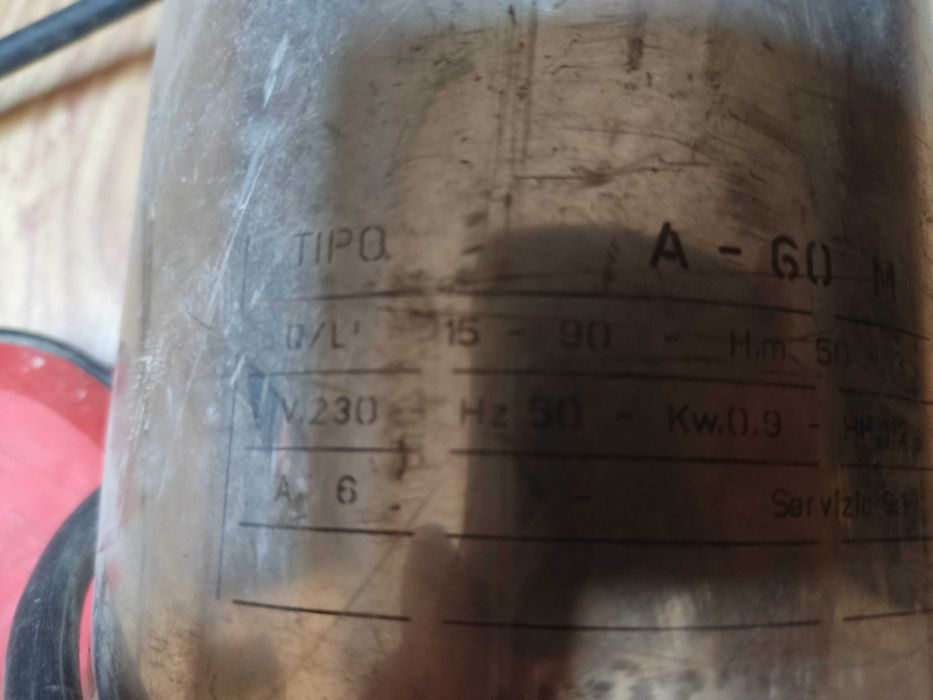 Bomba de água para furo