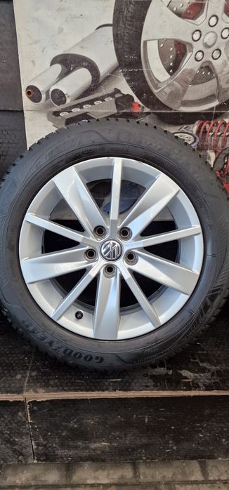 Alufelgi+opony wielosezonowe R15 5x100 et40 VW Polo 6C 6R 2024r