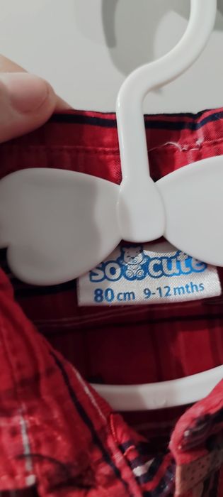 Koszula świąteczna dla chłopca rozmiar 80 cm