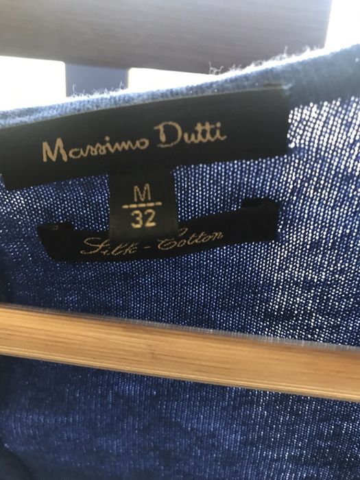 Camisola em malha,Massimo Dutti ,decote em V