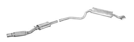 Wydech Tłumik Fiat CC Cinquecento Sporting 1.1 94-99 Nowy!