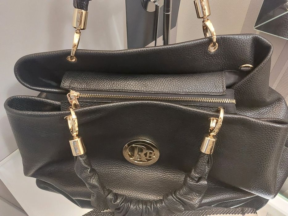 Torebka Roberta Biagi czarna duża