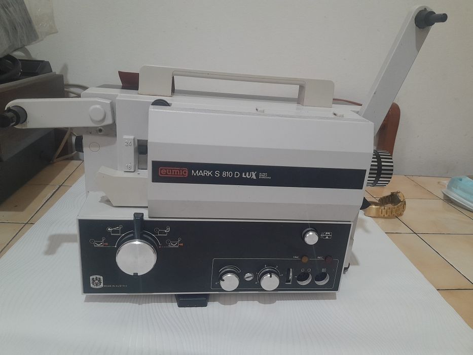 Projector de filmes eumig mark s 810 d lux