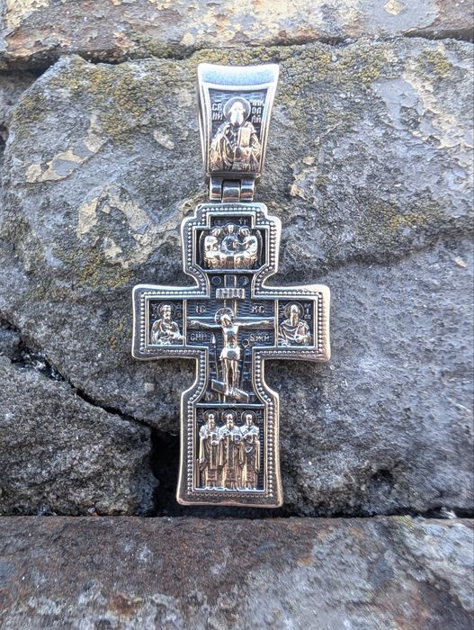 Срібний 21грам хрестик кулон серебряная срібло серебро крестик 925