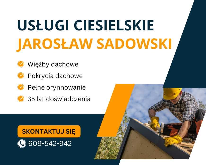 Pokrycia i Więźby Dachowe – Solidnie i Terminowo! 35 lat doświadczenia