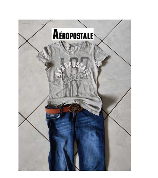 Aeropostale aero koszulka t-shirt bluzka z krótkim rękawem oryginalna