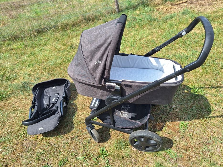 Wózek JOIE trio chrome 3 w 1 gondola spacerówka adaptery i nosidelko