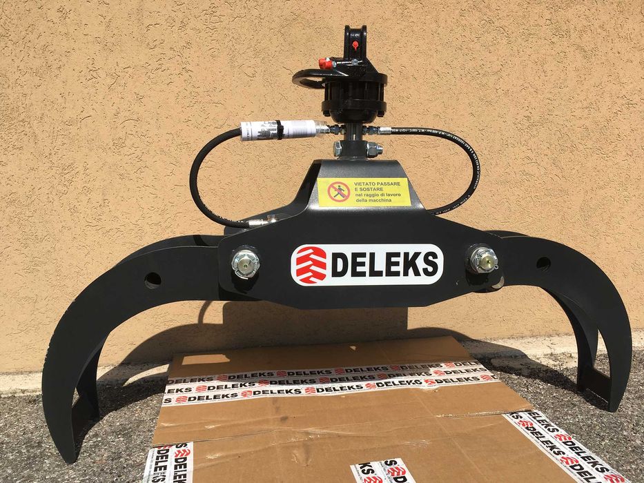 Garra Florestal 400kg + Rotor 360° DELEKS DK10R- IVA E ENVIO INCLUÍDOS