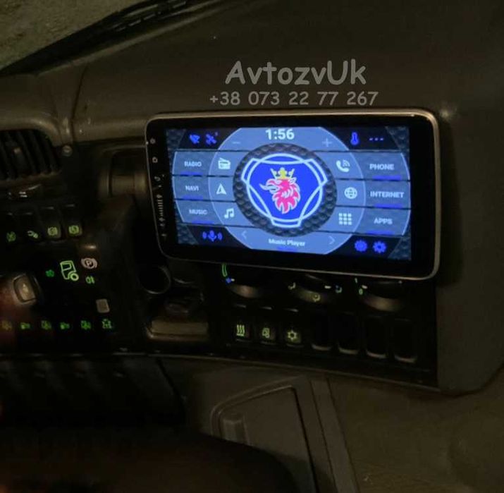 Магнитола IVECO Daily VOLVO SCANIA MAN DAF Mercedes ACTROS Android 15