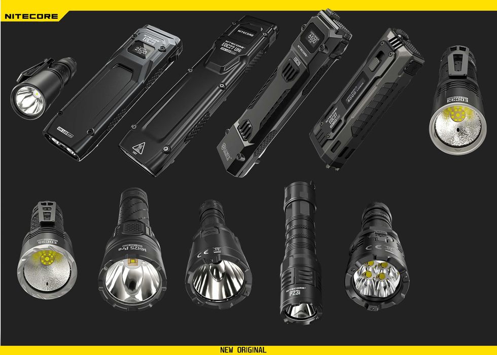 Nitecore Ліхтарі, повербанки, наключники